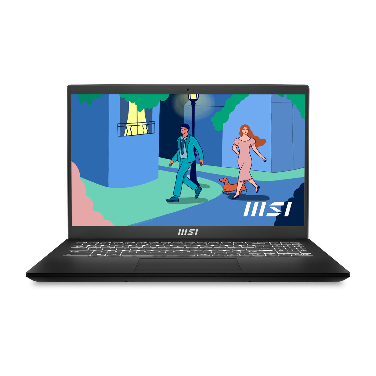 MSI Modern 15 Laptop - 39.6 cm (15.6&quot;) - AMD Ryzen™ 5 7530U - 8 GB DDR4-SDRAM - 512 GB SSD - Wi-Fi 6E - Windows 11 - Black