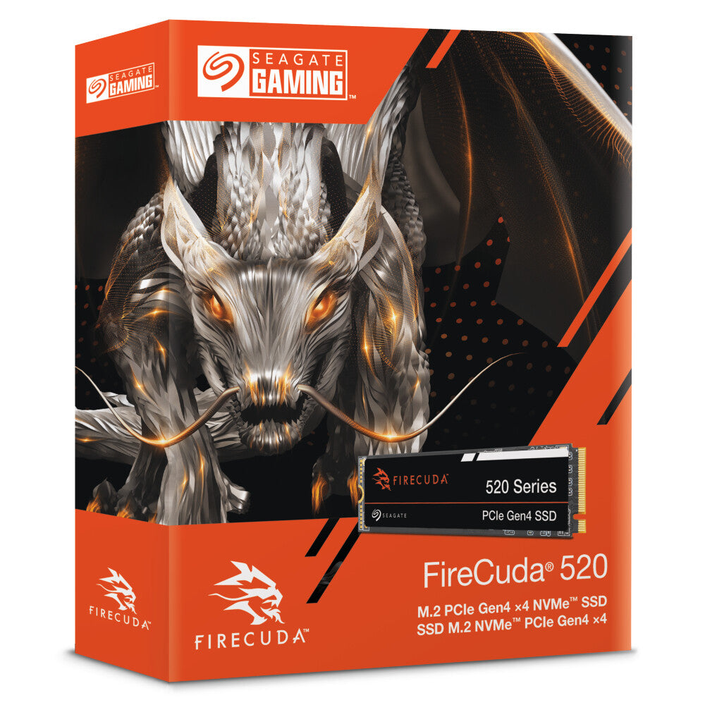 Seagate FireCuda 520 - PCI Express 4.0 3D TLC NAND NVMe M.2 SSD - 1 TB