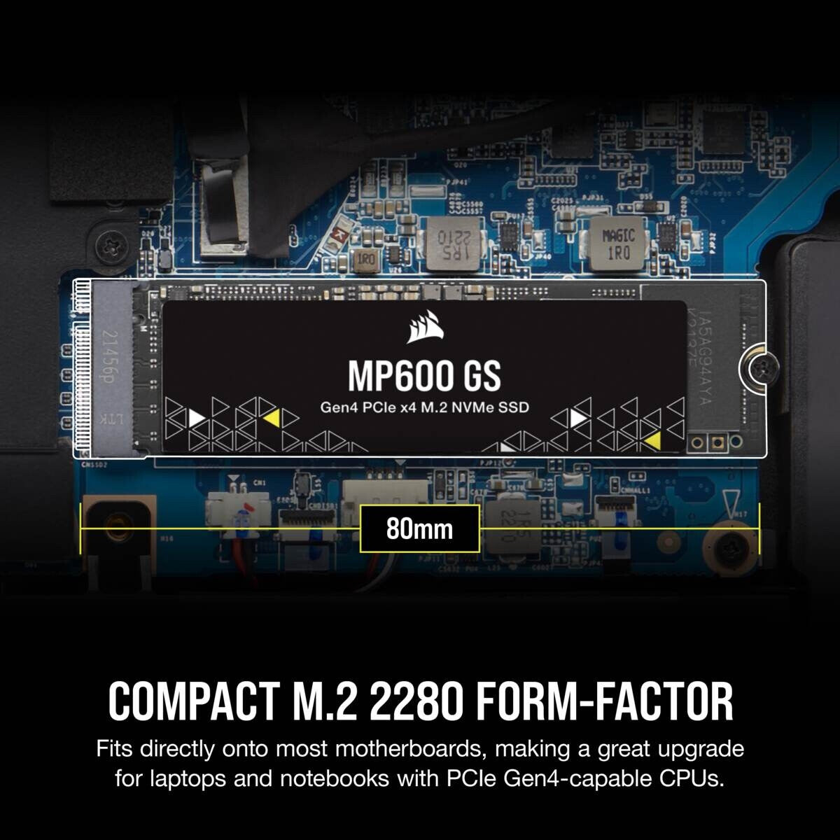 Corsair MP600 GS - PCI Express 4.0 3D TLC NAND NVMe M.2 SSD - 2 TB