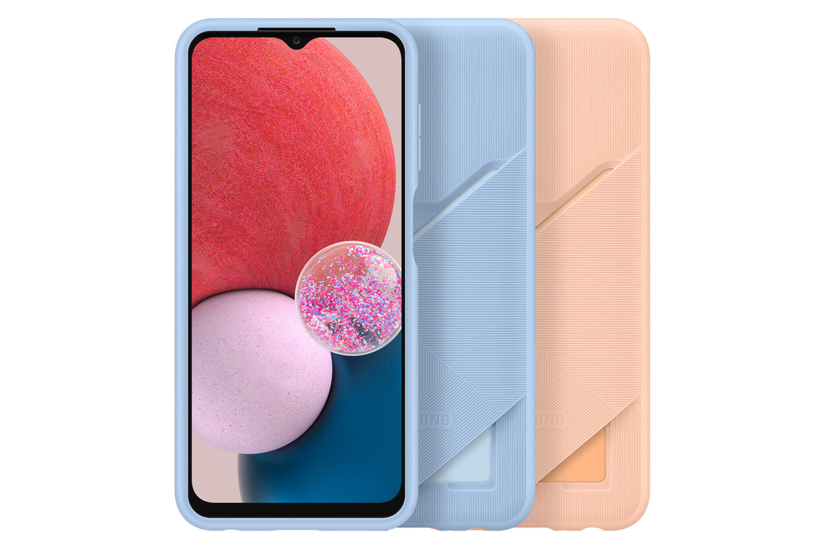 Samsung Card Slot Cover for Galaxy A13 in Peach