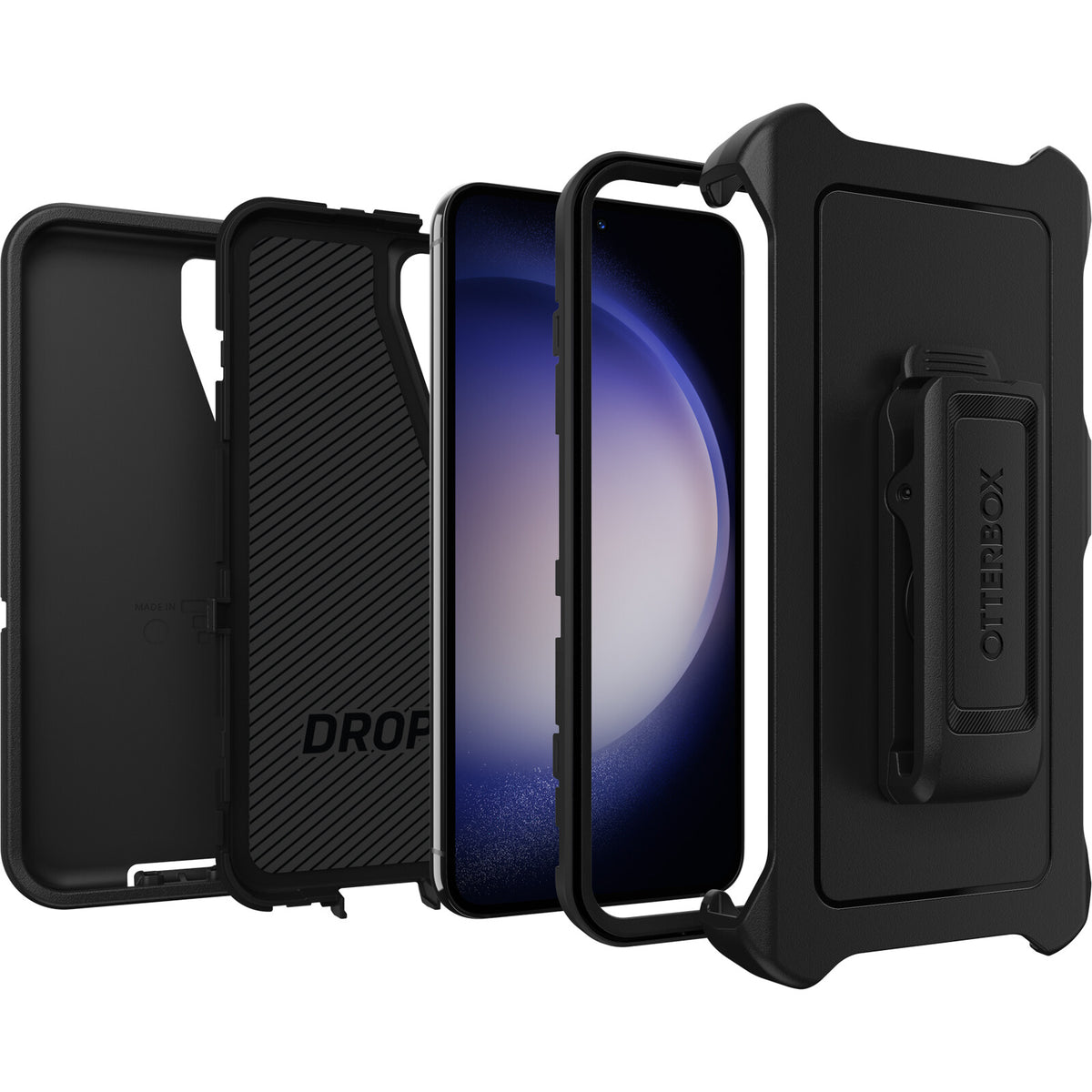 OtterBox Defender Case for Galaxy S23 in Black - No Packaging