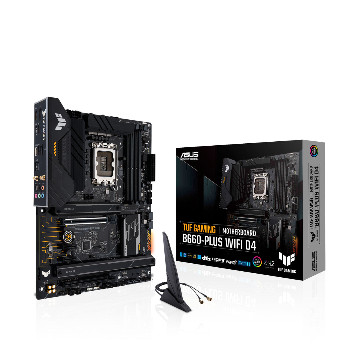 ASUS TUF GAMING B660-PLUS WIFI D4 ATX motherboard - Intel B660 LGA 1700