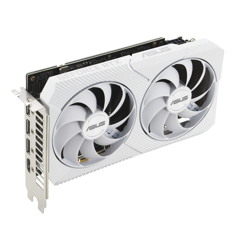 ASUS Dual OC White - NVIDIA 8 GB GDDR6 GeForce RTX 3060 graphics card