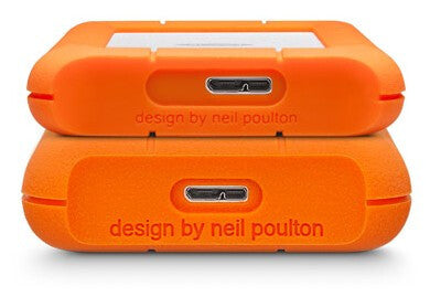 LaCie Rugged Mini - Micro-USB B External hard drive in Orange - 4 TB