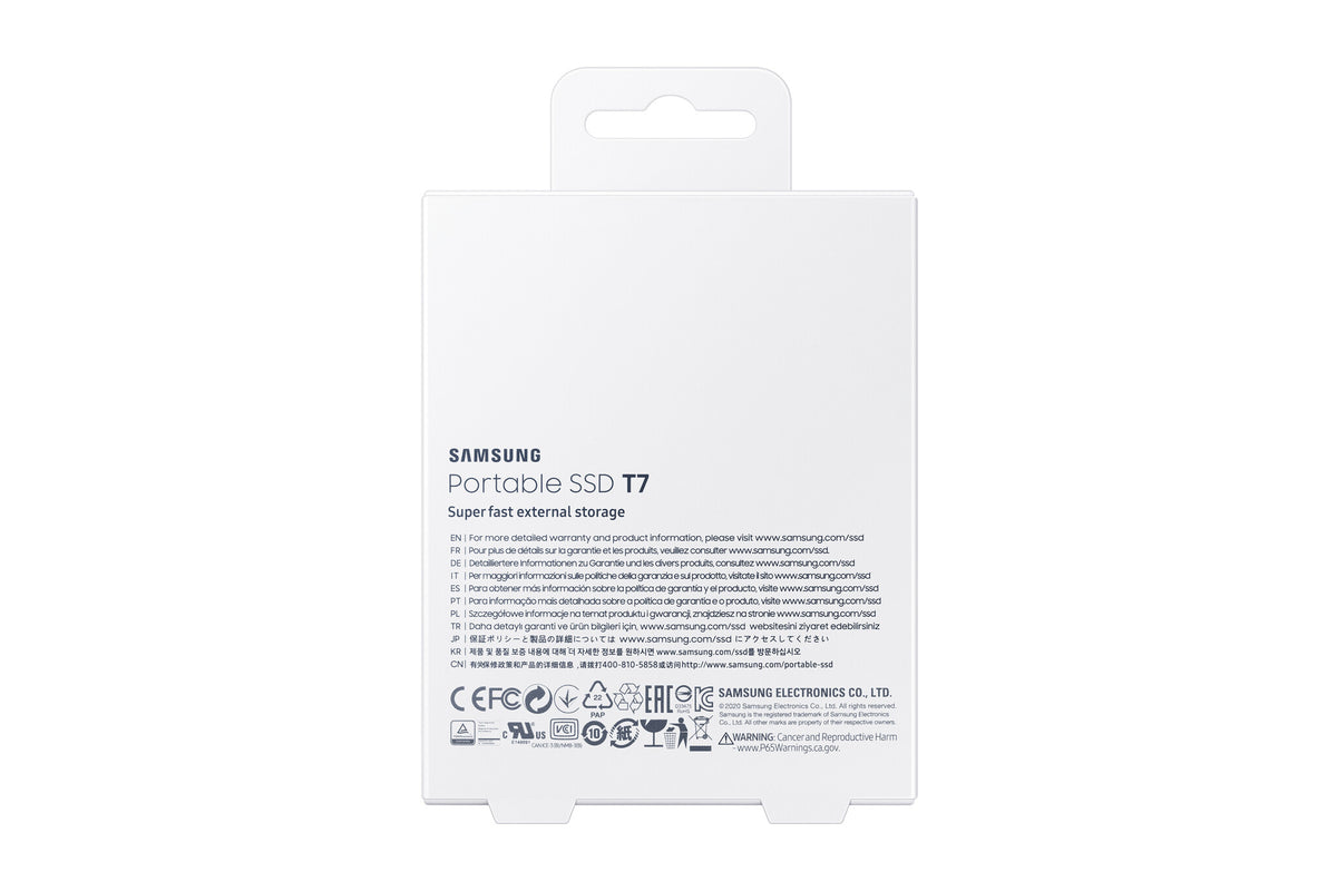 Samsung Portable SSD T7 in Blue - 500 GB