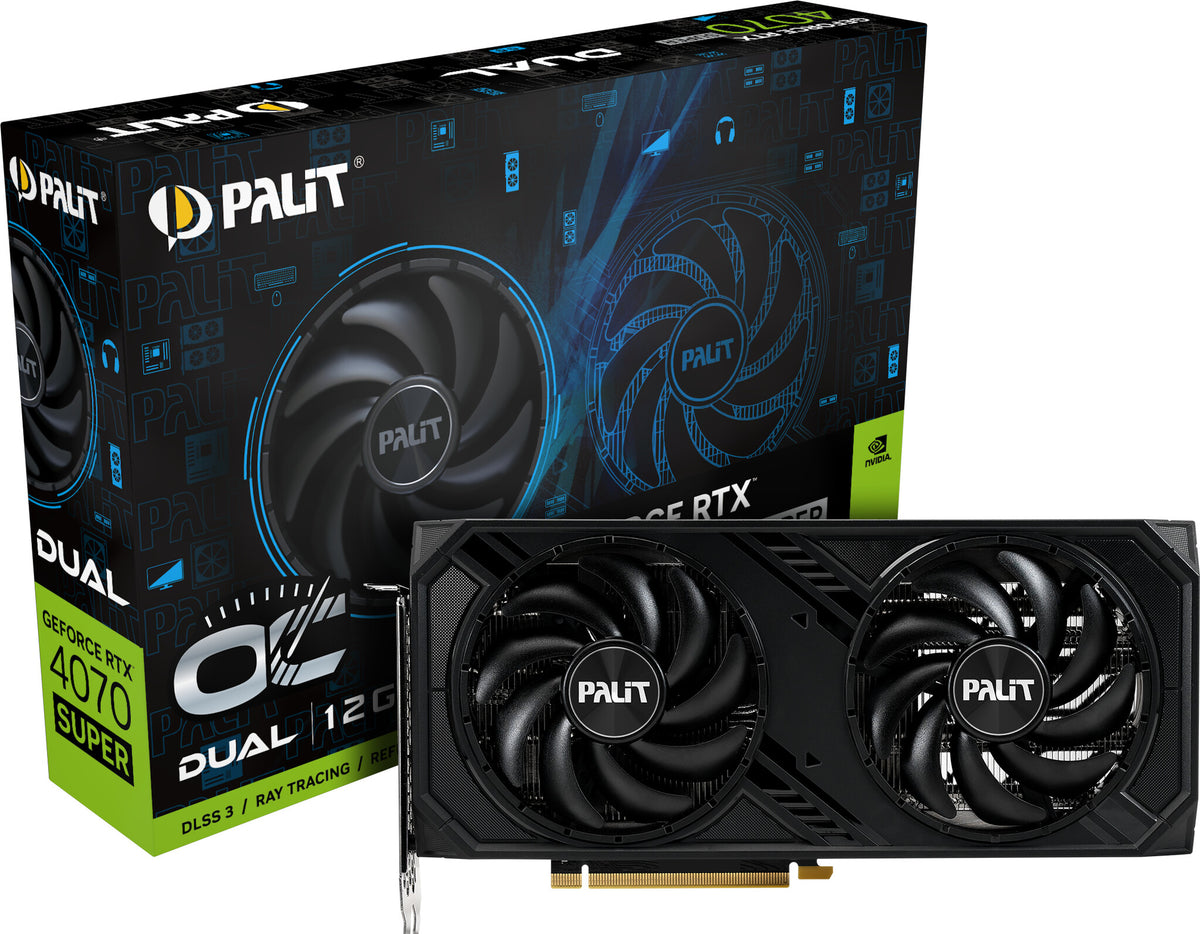 Palit Dual OC - NVIDIA 12 GB GDDR6X GeForce RTX 4070 SUPER graphics card