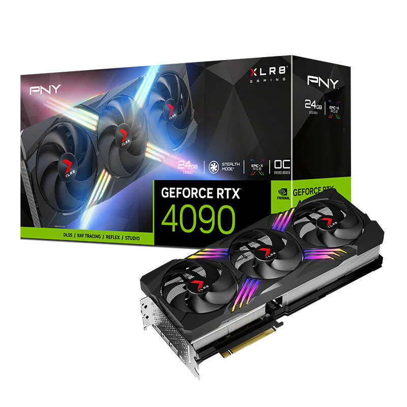 PNY XLR8 Gaming VERTO - NVIDIA 24 GB GDDR6X GeForce RTX 4090 graphics card