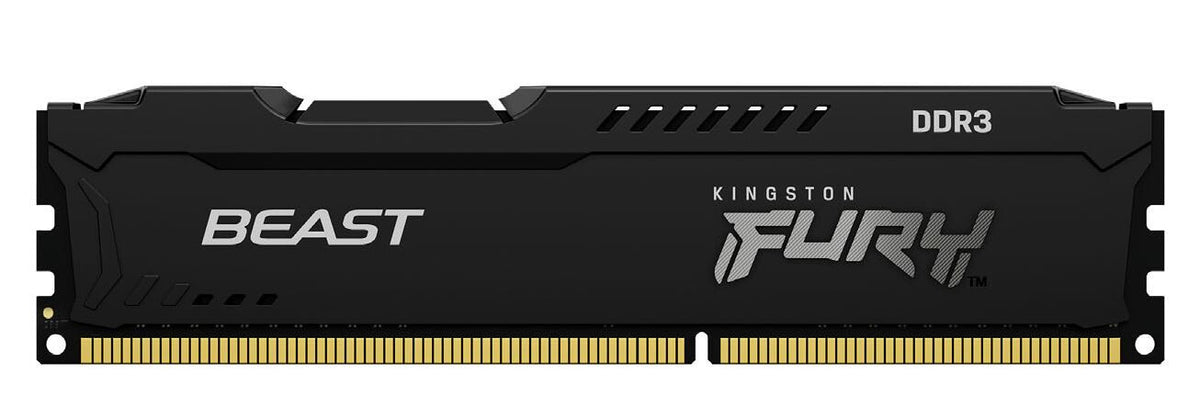 Kingston Technology FURY Beast - 16 GB 2 x 8 GB DDR3 1600 MHz memory module in Black