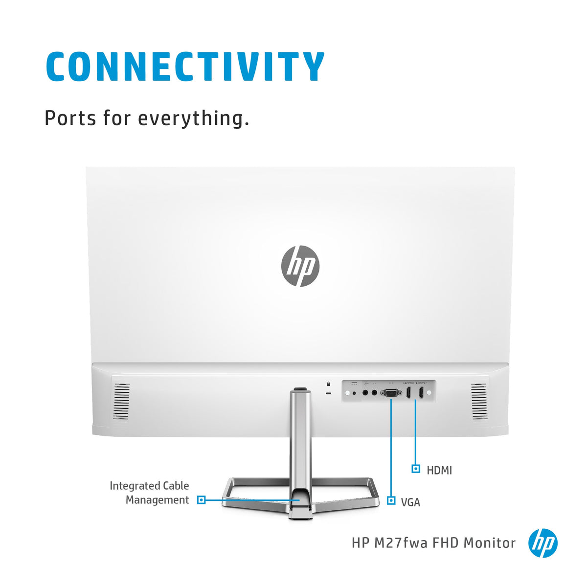 HP M27FWA - 68.6 cm (27&quot;) - 1920 x 1080 pixels - Full HD LCD Monitor