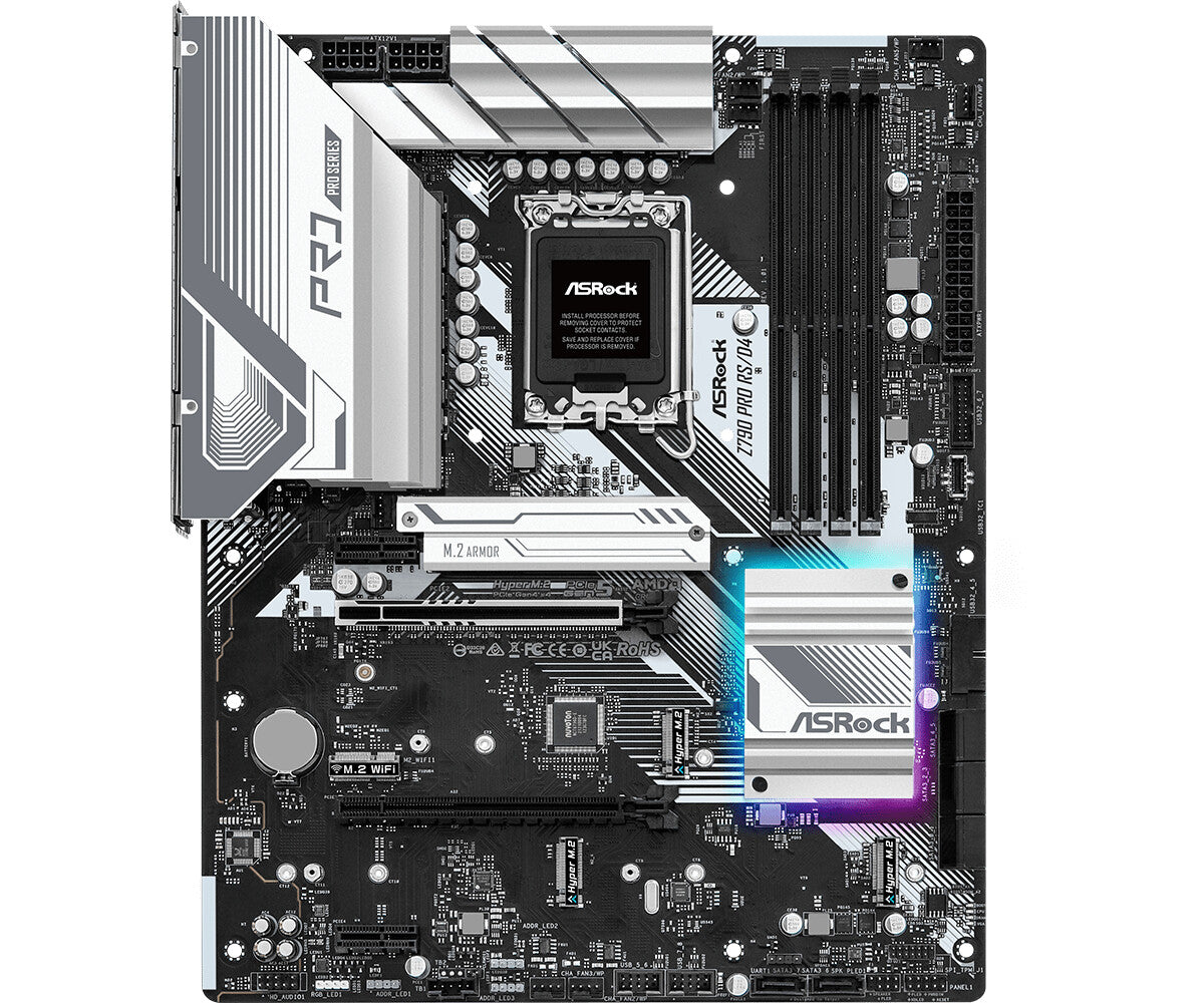 Asrock Z790 Pro RS/D4 ATX motherboard - Intel Z790 LGA 1700