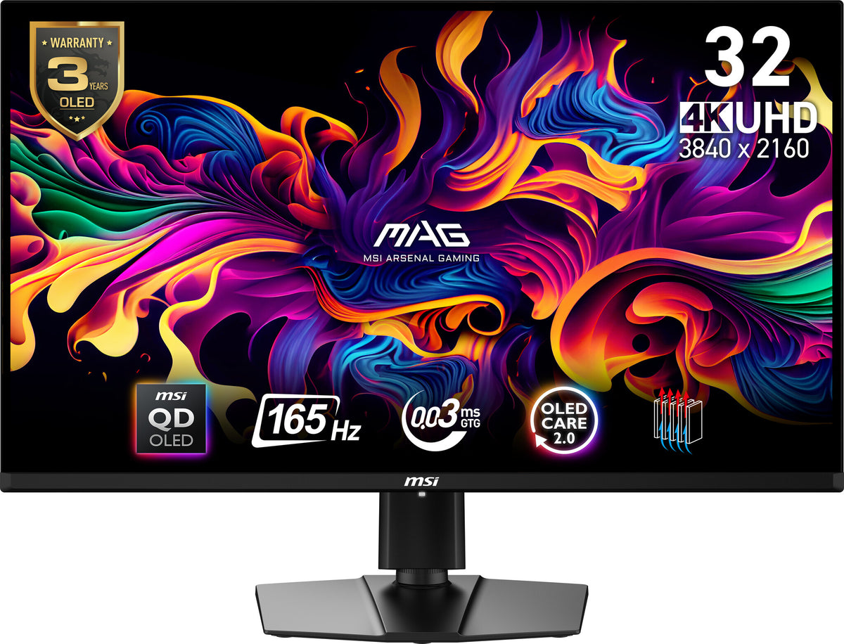 MSI MAG 321UP - 80 cm (31.5&quot;) - 3840 x 2160 pixels 4K UHD QDOLED Monitor