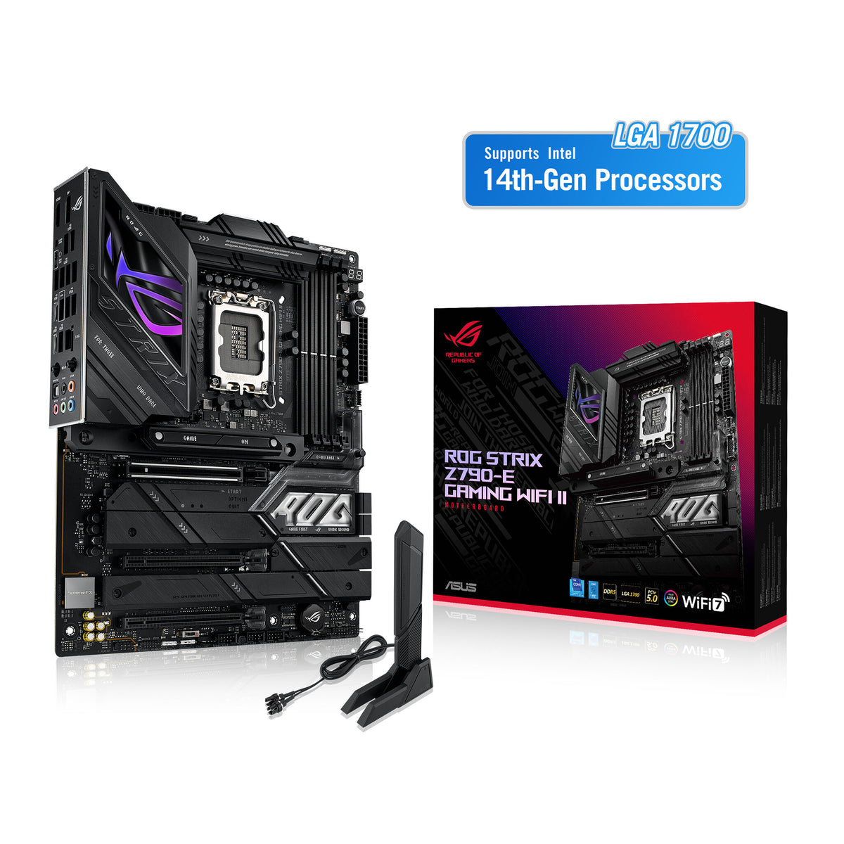 ASUS ROG STRIX Z790-E GAMING WIFI II ATX Motherboard - Intel Z790 LGA 1700