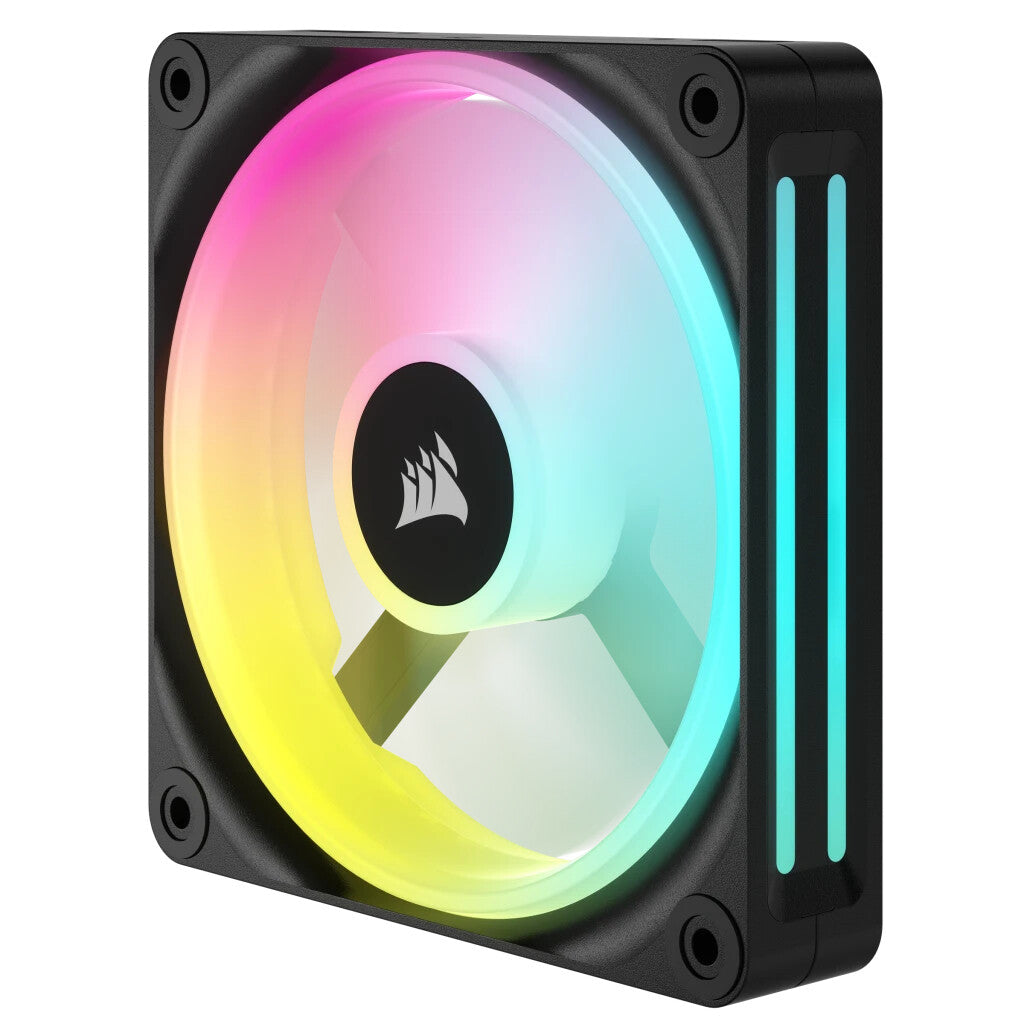 Corsair iCUE LINK QX120 RGB - Computer Case Fan in Black - 120mm (pack of 3)