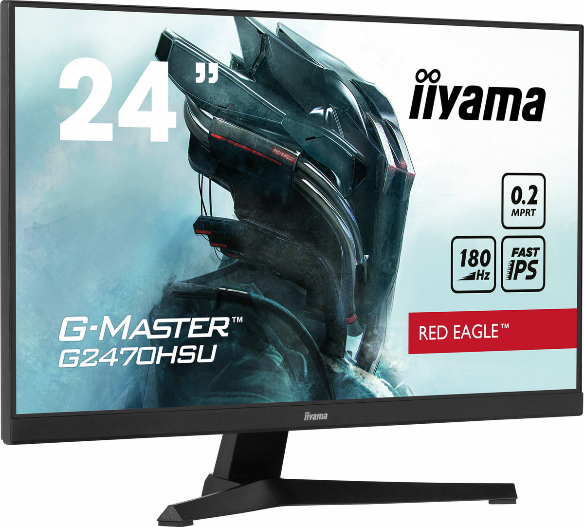 iiyama G-MASTER G2470HSU-B6 - 60.5 cm (23.8&quot;) - 1920 x 1080 pixels Full HD LCD Monitor