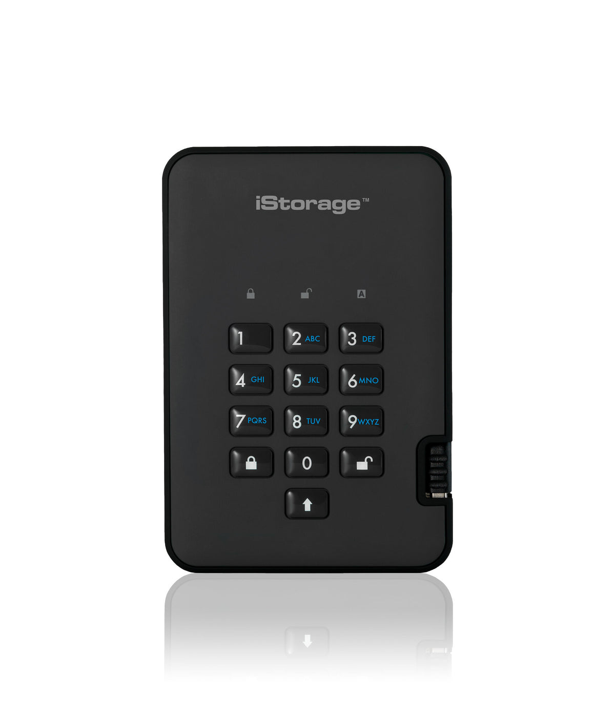 iStorage diskAshur2 - Secure Encrypted External solid state drive in Black - 4 TB