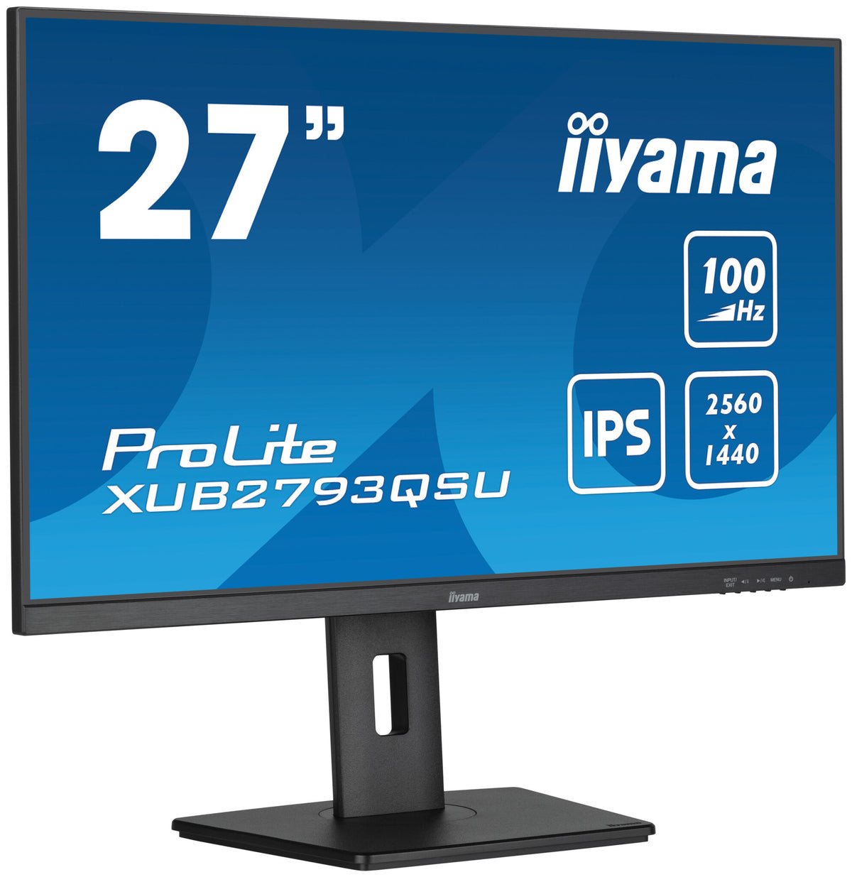 iiyama ProLite XUB2793QSU-B6 - 68.6 cm (27&quot;) - 2560 x 1440 pixels QHD LED Monitor