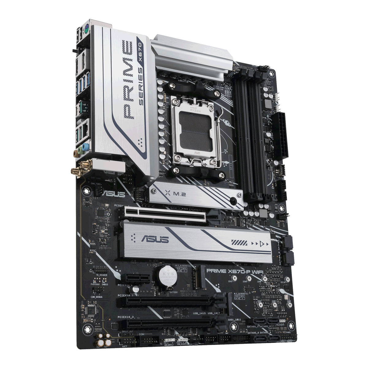 ASUS PRIME X670-P WIFI ATX motherboard - AMD X670 Socket AM5