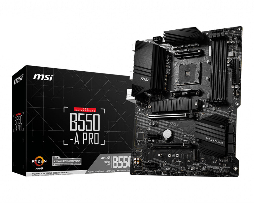 MSI B550-A PRO ATX motherboard - AMD B550 Socket AM4