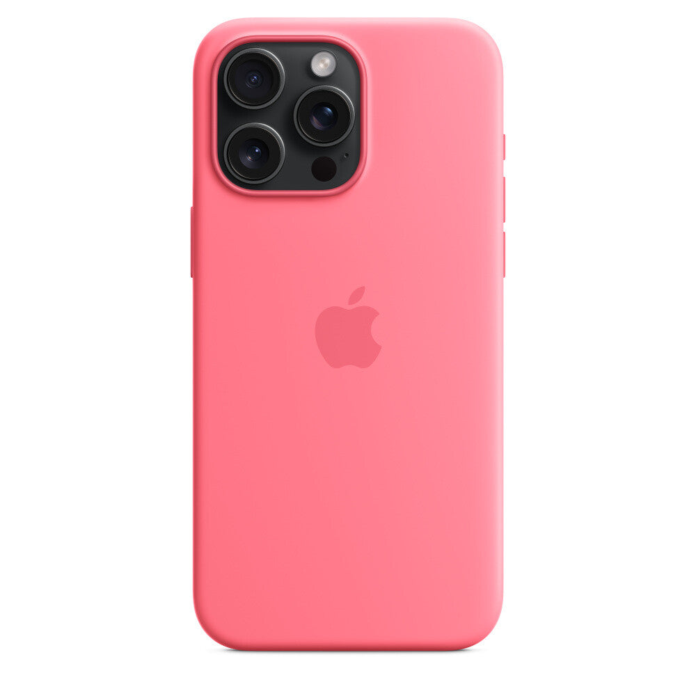 Apple MWNN3ZM/A - Silicone Case with MagSafe for iPhone 15 Pro Max in Pink