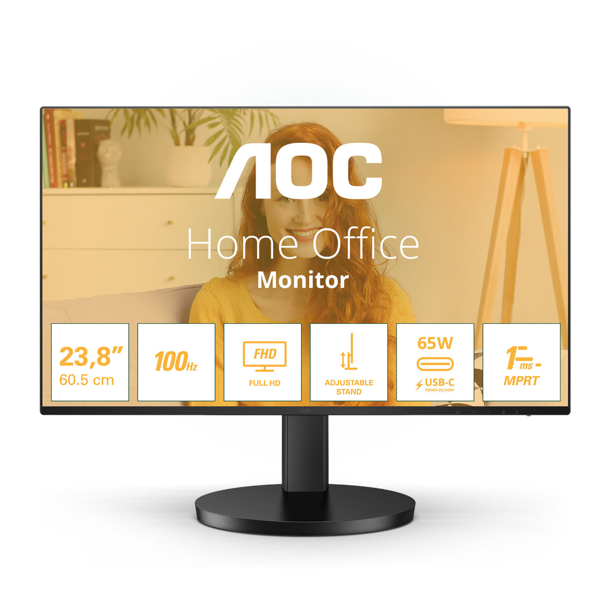 AOC B3 24B3CF2 - 60.5 cm (23.8&quot;) - 1920 x 1080 pixels Full HD LED Monitor