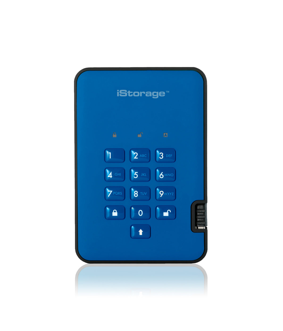 iStorage diskAshur2 - Secure Encrypted External solid state drive in Blue - 1 TB