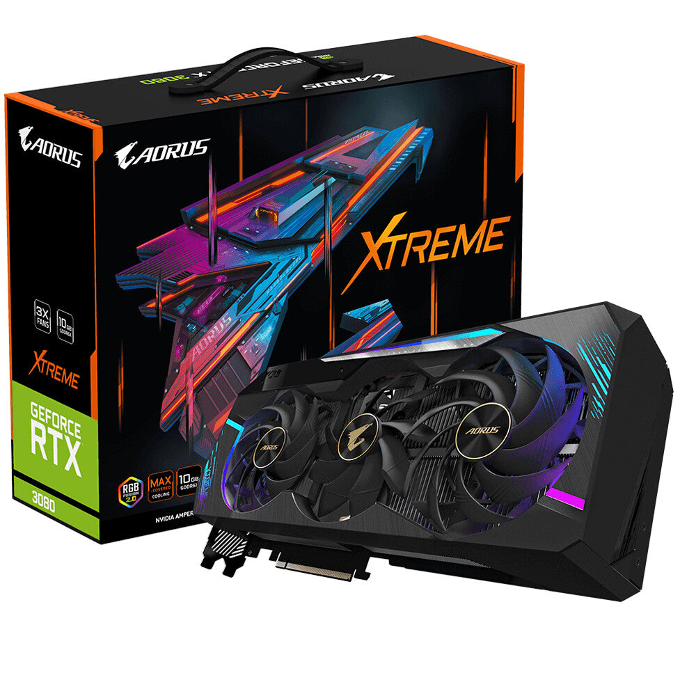 GIGABYTE AORUS XTREME (rev. 2.0) - NVIDIA 10 GB GDDR6X GeForce RTX 3080 graphics card