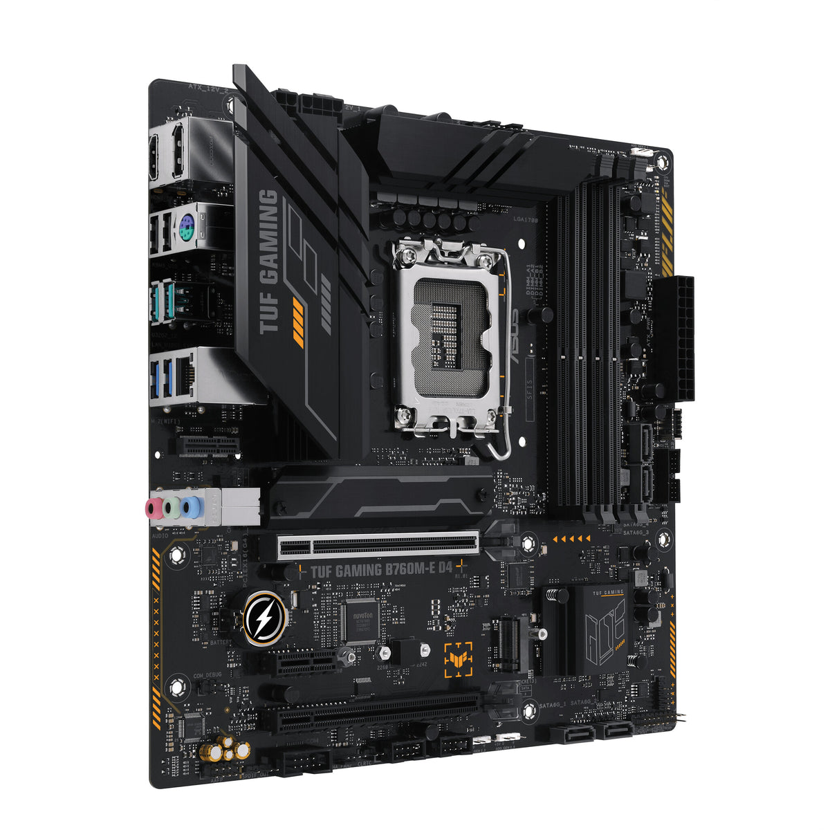 ASUS TUF GAMING B760M-E D4 micro ATX motherboard - Intel B760 LGA 1700