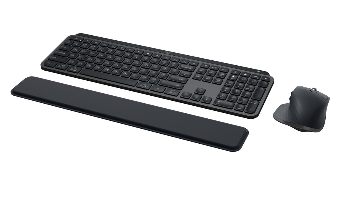 Logitech MX Keys S Combo -  RF Wireless + Bluetooth Mouse + Wireless QWERTY US International Keyboard