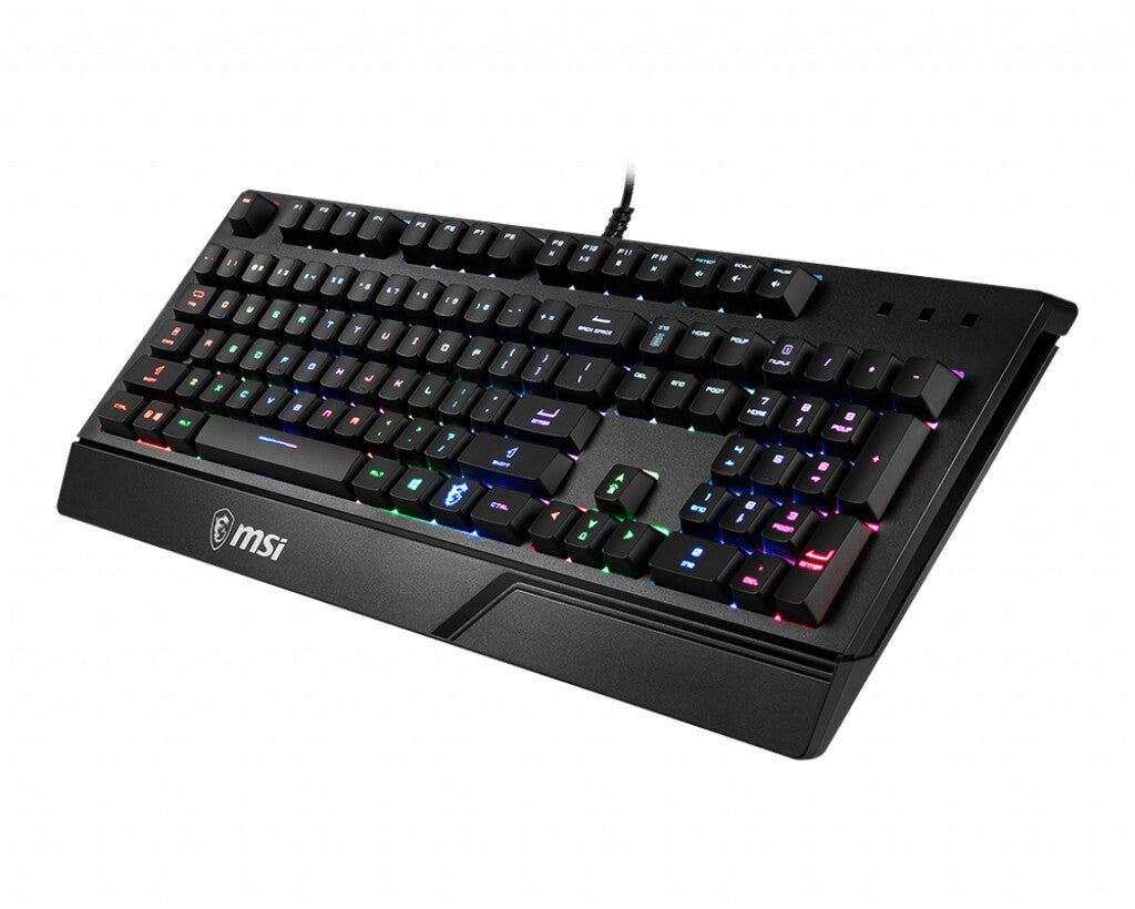 MSI VIGOR GK20 RGB - USB Wired RGB Membrane Gaming Keyboard (QWERTY UK)