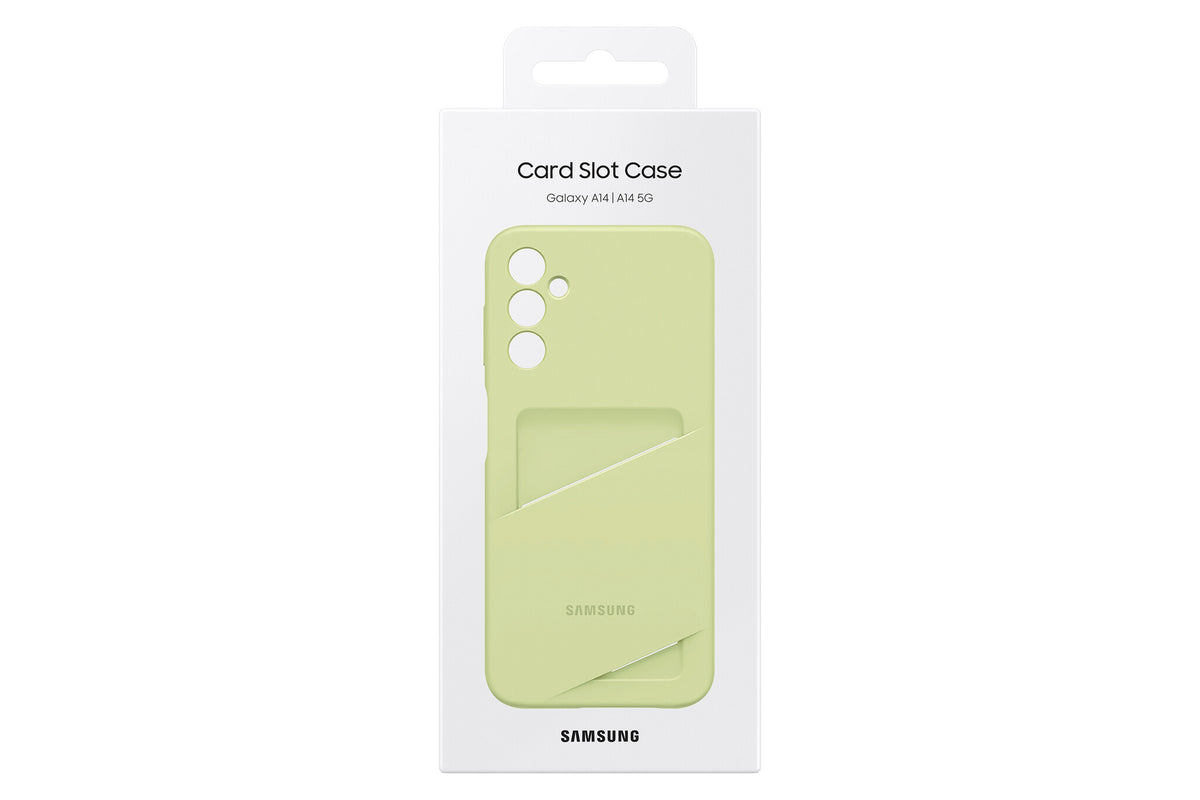 Samsung Card Slot Case for Galaxy A14 / A14 (5G) in Lime