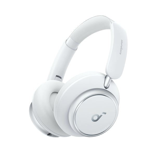 Anker Space Q45 Headphones Wired &amp; Wireless Head-band Music USB Type-C Bluetooth White