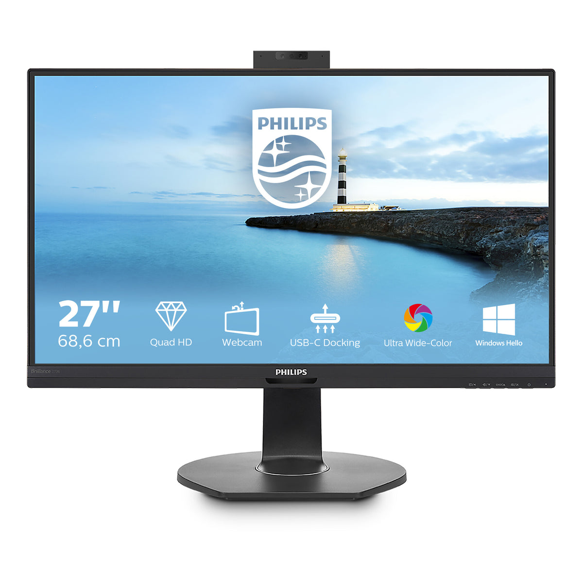 Philips B Line 272B7QUBHEB/00 - 68.6 cm (27&quot;) - 2560 x 1440 pixels QHD LCD Monitor