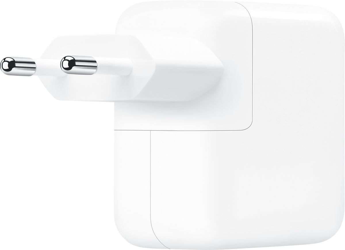 Apple 35W Dual USB-C Port Power Adapter Plug in White - EU Plug