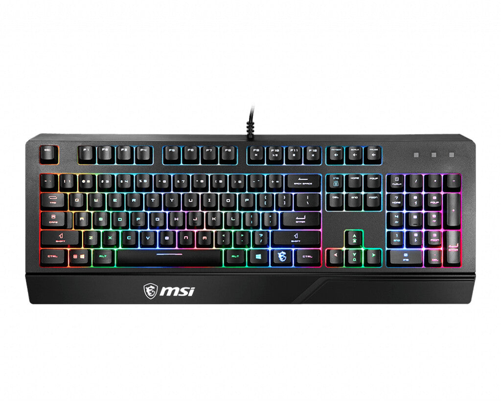 MSI VIGOR GK20 RGB - USB Wired RGB Membrane Gaming Keyboard (QWERTY UK)