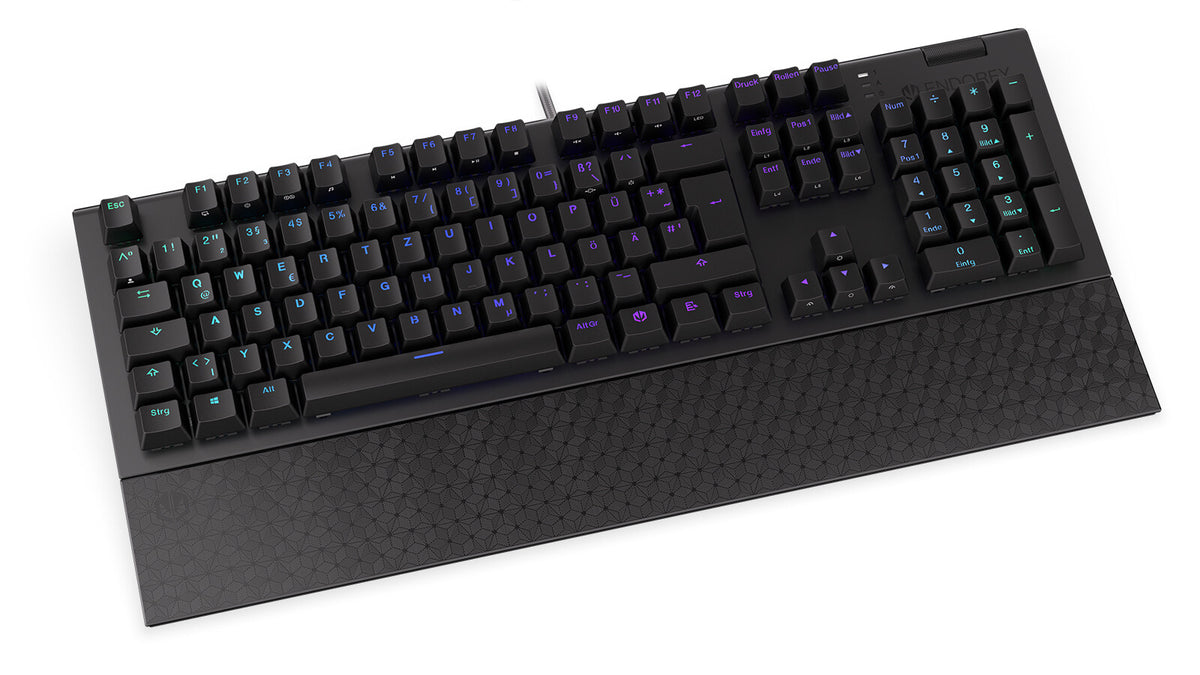 ENDORFY Omnis - USB Wired RGB Mechanical Gaming Keyboard in Black (QWERTZ German)