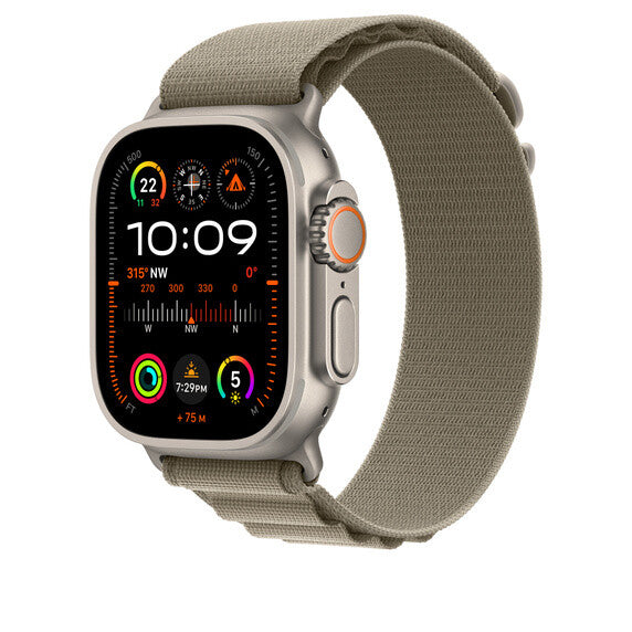 Apple MT5U3ZM/A - 49mm Olive Alpine Loop - Medium