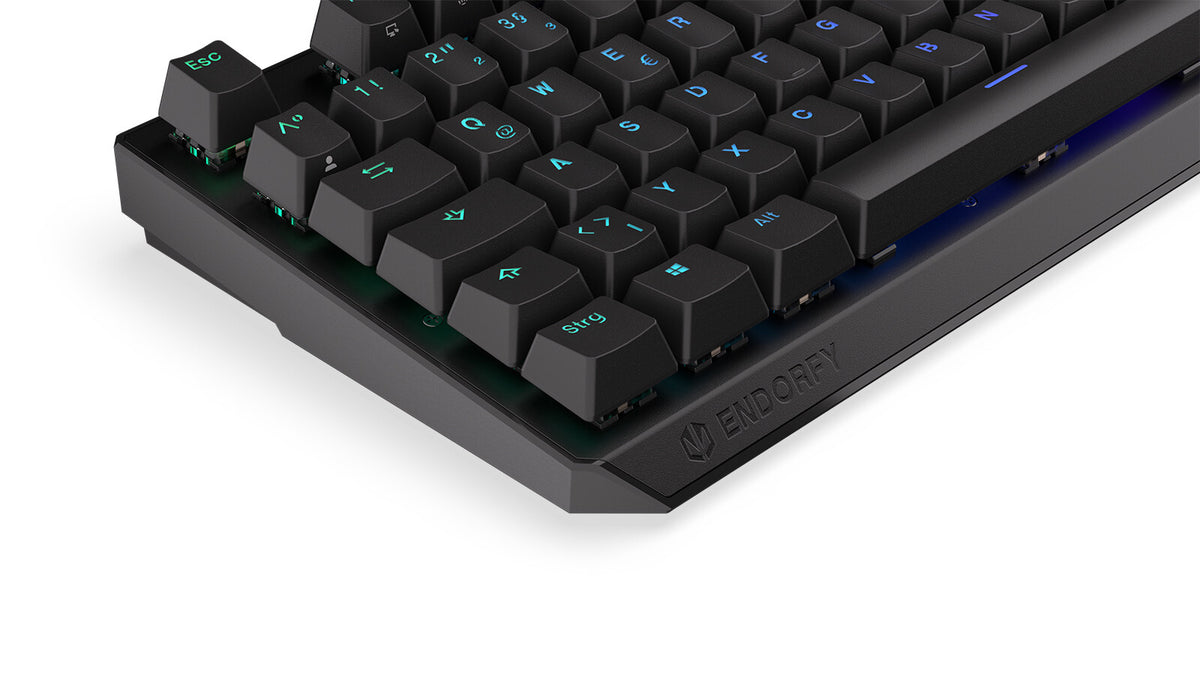 ENDORFY Thock - USB Wired RGB Mechanical Keyboard in Black (QWERTZ German)