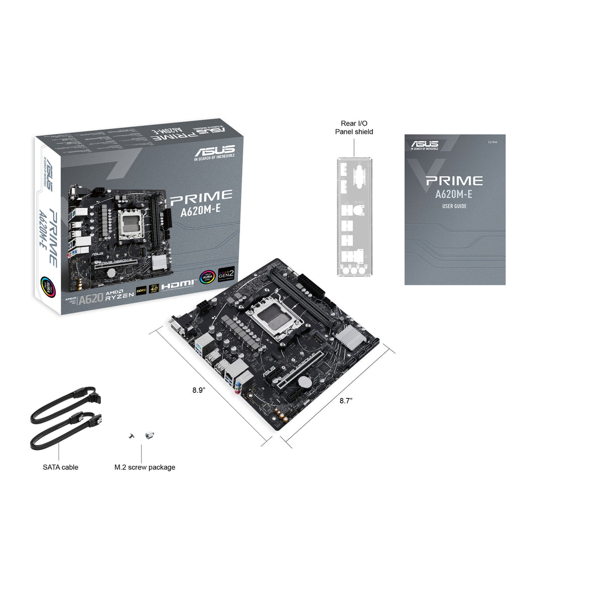 ASUS PRIME A620M-E-CSM micro ATX motherboard - AMD A620 Socket AM5