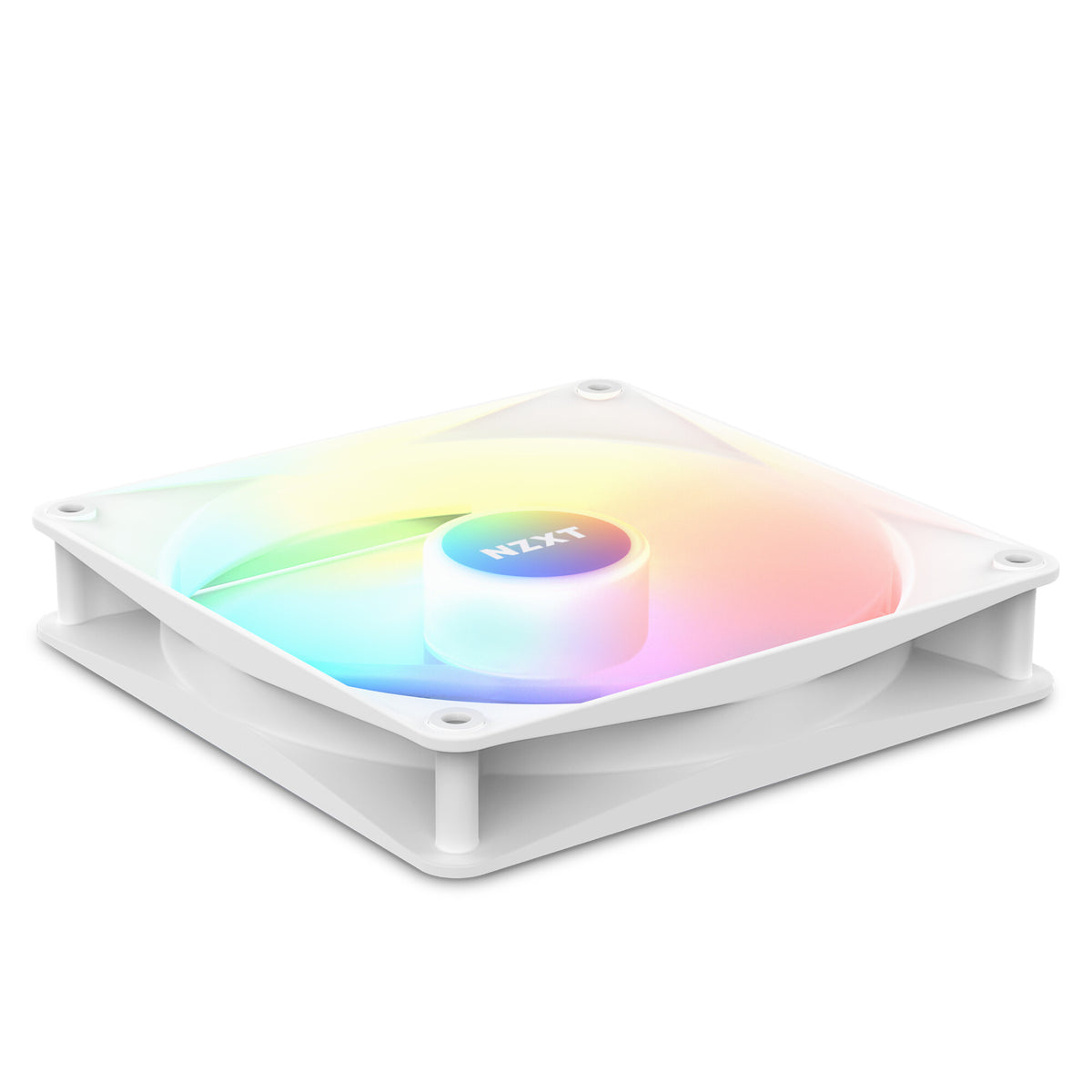 NZXT F120 RGB Core - Computer Case Fan in White - 120mm