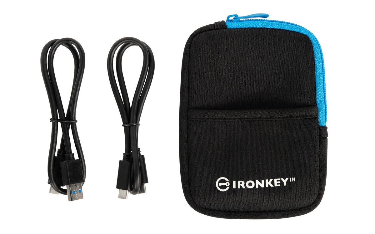 Kingston Technology IronKey Privacy Vault 80ES - Encrypted External SSD -  1.92 TB