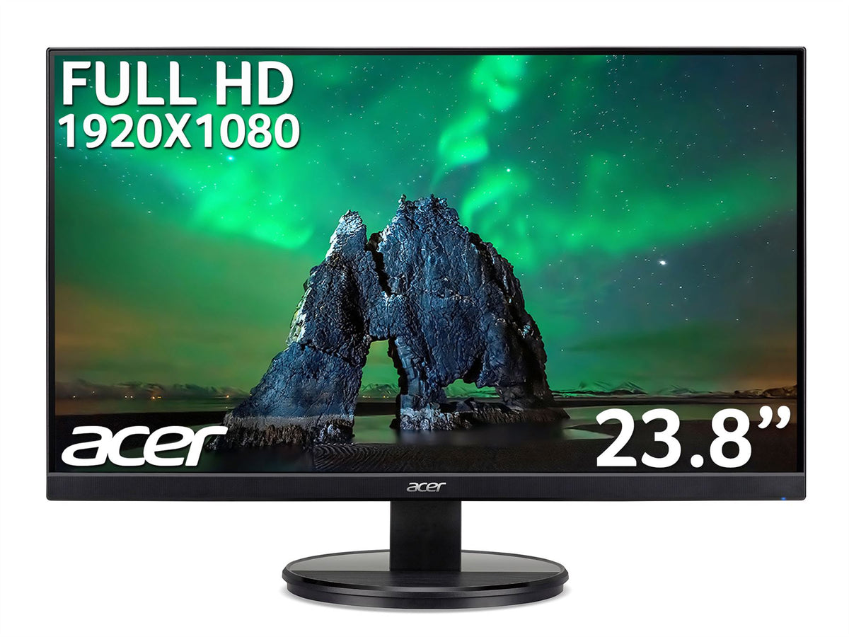 Acer K2 K242HYLHbi 23.8 inch Full HD Monitor (VA Panel, FreeSync, 75Hz, 1ms, HDMI, VGA, Black)