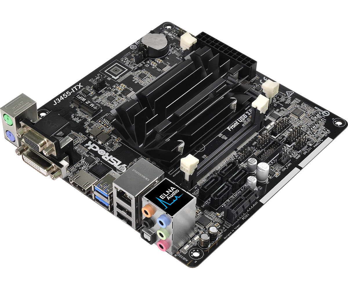 Asrock J3455-ITX mini ITX motherboard - CPU Integrated