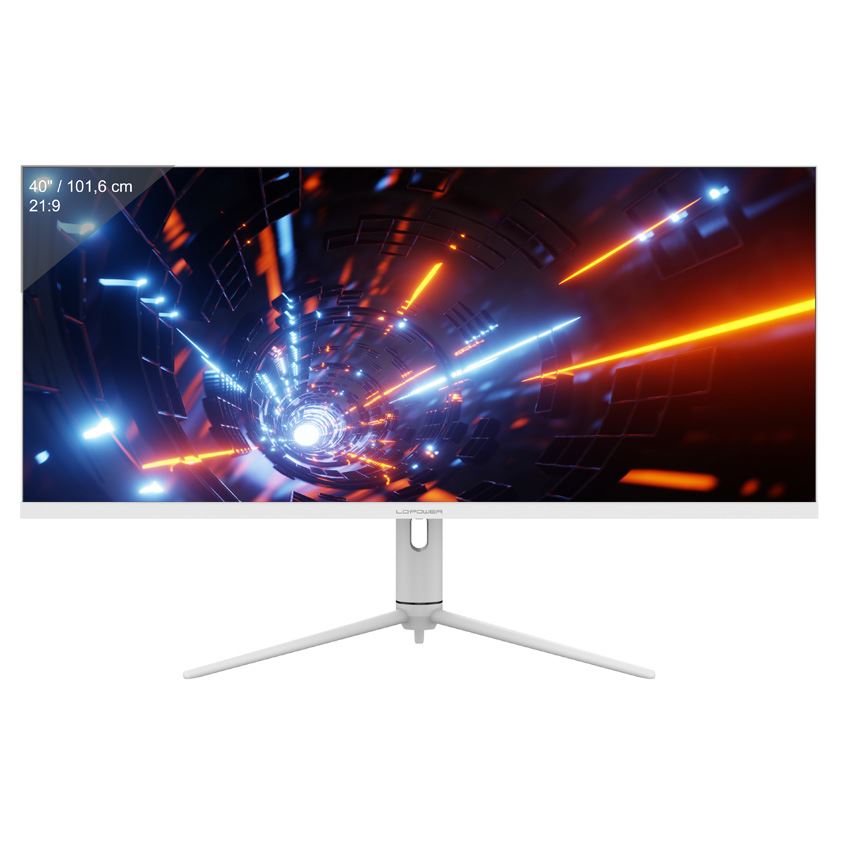 LC-Power LC-M40-UWQHD-144 computer monitor 101.6 cm (40&quot;) 3440 x 1440 pixels UltraWide Quad HD White