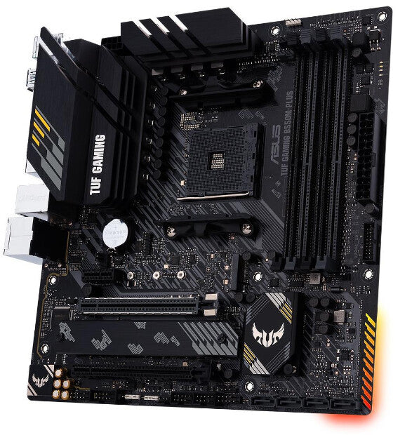 ASUS TUF GAMING B550M PLUS micro ATX motherboard - AMD B550 Socket AM4