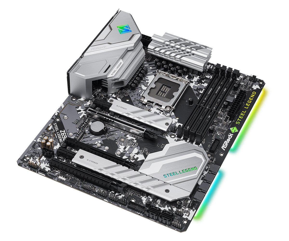 Asrock Z690 Steel Legend ATX motherboard - Intel Z690 LGA 1700