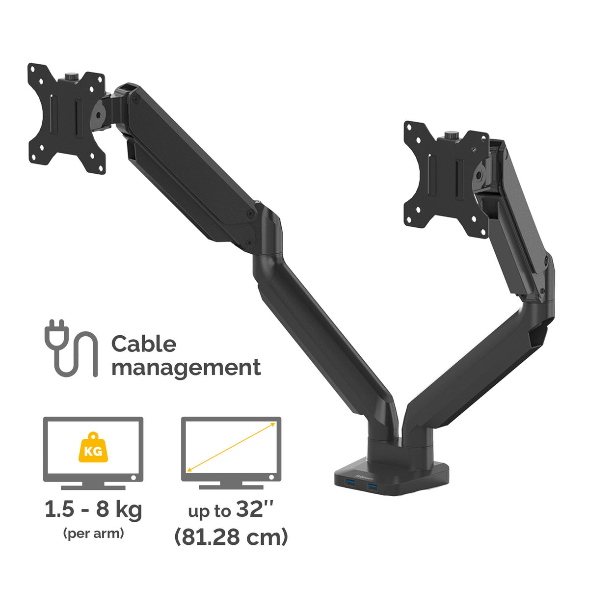 Fellowes Platinum Series 8042501 - Desk monitor mount for upto 81.3 cm (32&quot;)