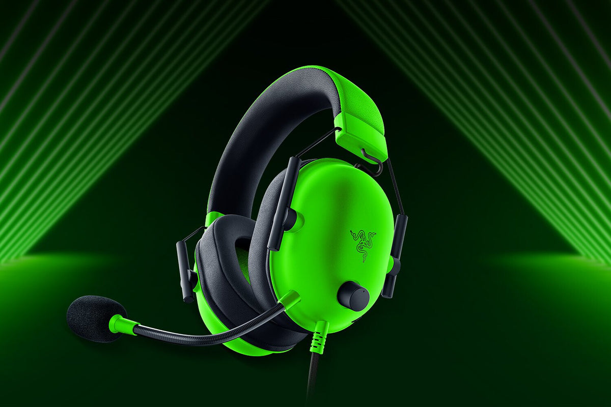 Razer BlackShark V2 X - Wired Gaming Headset in Green / Black