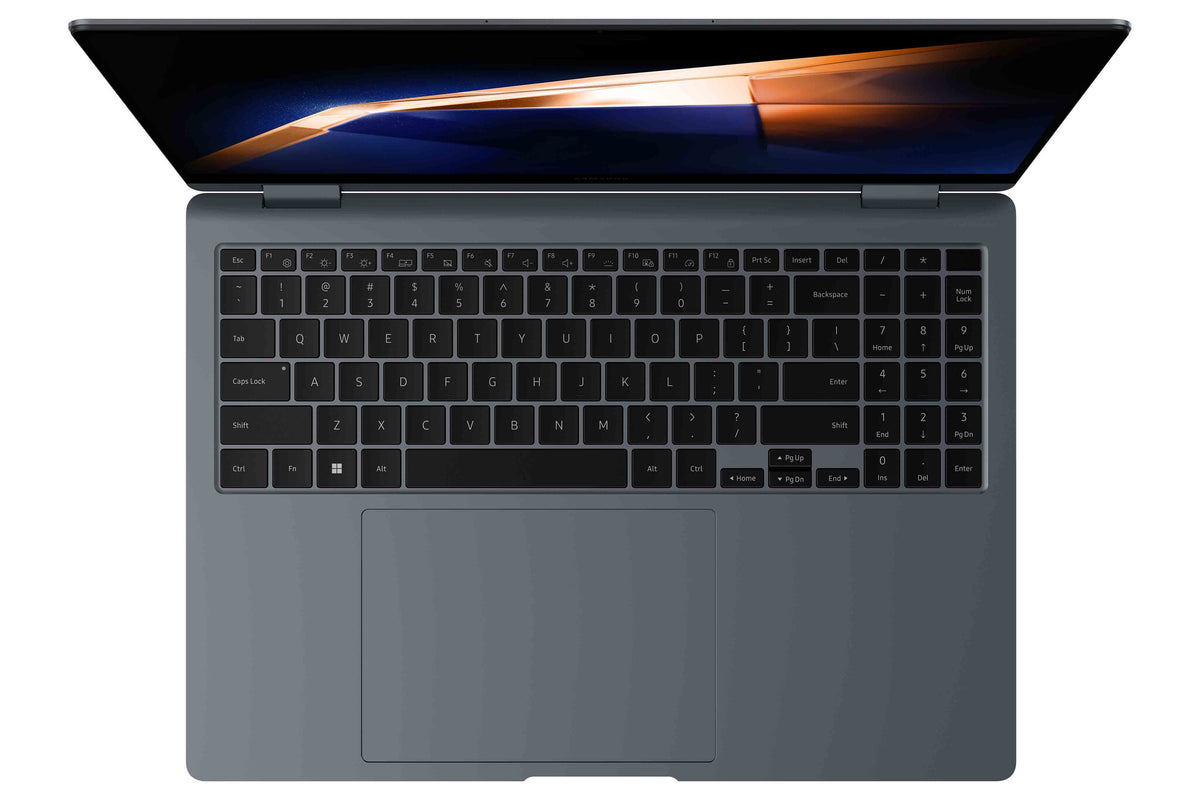 Samsung Galaxy Book4 Pro 360 Laptop - Touchscreen - 40.6 cm (16&quot;) - Intel Core Ultra 7 155H - 16 GB LPDDR5x-SDRAM - 512 GB SSD - Wi-Fi 6E - Windows 11 Pro - Grey