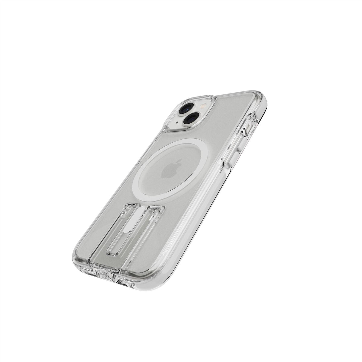 Tech21 Evo Crystal with MagSafe for iPhone 14 in Transparent / White