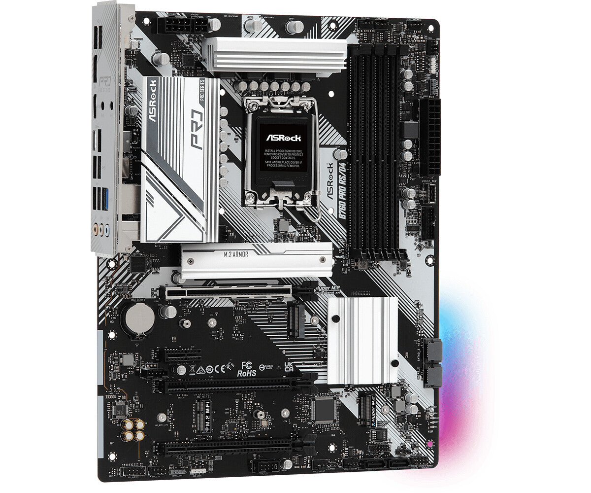 Asrock B760 Pro RS/D4 ATX motherboard - Intel B760 LGA 1700